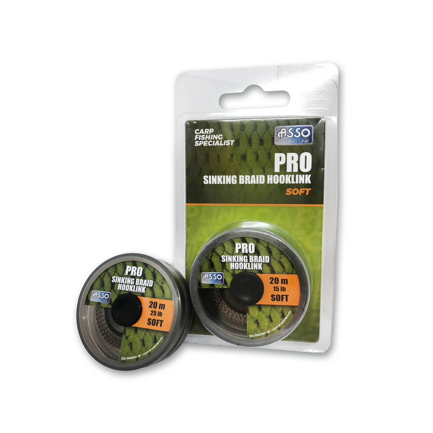 ASSO PRO SINKING BRAID HOOKLINK SOFT BRAIDED